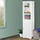 160cm Bathroom Tallboy Furniture Toilet Storage Cabinet Laundry Cupboard Tall