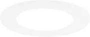 uxcell 1-Pack Goof Rings for 3 Inch Recessed Lights, 3" ID 4.7" OD Durable Plastic Trim Ring Flush Mount White Can Light Trim Ring Cover for Ceiling Can Downlights
