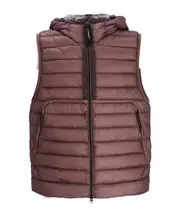 D. D. Shell Google down vest XL Red