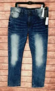 Buffalo David Bitton Ash X Skinny Stretch Jeans 38x32 Blue
