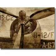 Artistic Home Gallery 2430564S Vintage Propeller By Dylan Mathews Premium Str...