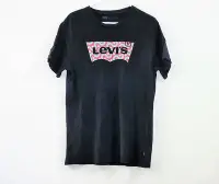 在飛比找Yahoo!奇摩拍賣優惠-LEVIS 黑色短袖T恤(20