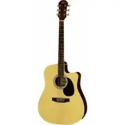 Aria AWN-15CE Prodigy Series Dreadnought Cutaway Acoustic-Electric Guitar Natura