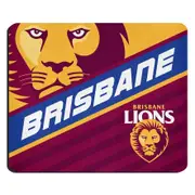 AFL Mouse Mat - Brisbane Lions - Mouse Pad - 22cm x 19cm