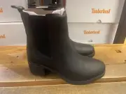 TIMBERLAND WOMEN'S DALSTON VIBE MID CHELSEA BOOT JET BLACK A25B1 ALL SIZES