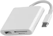 USB Card Reader Adapter USB OTG Device for Phones Tablets Laptops High Speed Data Transfer Compact Lightweight Compatible with USB C Devices