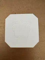 Cartier White Paper Store Perfume Tester Sample Logo Card