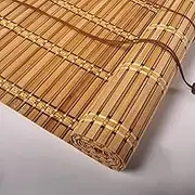 Bamboo Garden Roller Blinds Custom Roll Up Natural Shades for Windows, Doors, Balconies and Gazebo