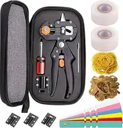 NAYE Garden Grafting Tool,Pruner Kit With Grafting Tapes Tree Tags and Rubber Bands,Plant Branch Twig Vine Fruit Tree Cutting Scissors Shear