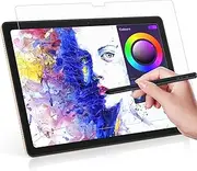 ZOEGAA Samsung Galaxy Tab S9 FE Screen Protector, Paper Screen Protector for Samsung Galaxy Tab S10 Plus/Tab S9 FE Plus 5G/S9 Plus/S7 FE/S8 Plus/S7 Plus 12.4 Inch 2023, Write and Draw Like on Paper