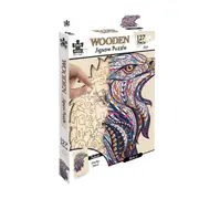 127pc Puzzle Master Series-2 Wooden Jigsaw Puzzle w/ Stand Set Kids 8y+ Eagle