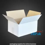 50x Mailing Box 320 x 240 x 160mm White for 5kg Extra Large Satchel B20