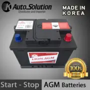 Start Stop Car AGM Battery DIN55 fits for HAVAL H2, HOLDEN Volt EV, HYUNDAI Kona