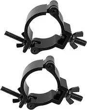 ERINGOGO 2Pcs Stage Light Hooks Heavy Duty Aluminum Lamp Truss Clamps Stage Lamp Accessories for Moving Head and LED Lighting Fixtures Easy Install and Durable Design