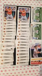 2022 Topps 582 Montgomery Club + gold star parallel baltimore orioles Lot