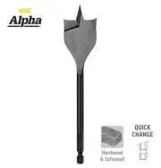 Alpha 32mm Spade Bit - TurboBore | Faster Cleaner Hole | TS08-32