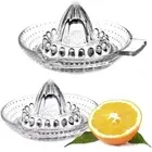Manual Lemon Juicer Glass Fruit Squeezer Durable Lemon Squeezer