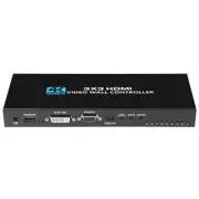 1 in 9 out HDMI distributor 3X3 1X9 4K DVI HDMI Screen Splitter For Xbox/PS4 p