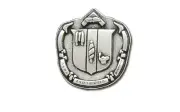 Delta Zeta Pewter (Lead Free) Crest 3D, Raised,1.5" Tall NEW