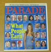 Parade Newspaper Magazine - What People Earn - Jennifer Aniston 2009