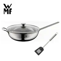 在飛比找PChome24h購物優惠-德國WMF 不鏽鋼單手中式炒鍋 30cm (含蓋)+德國WM