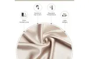 Luxury Pillowcase - 100% Pure Mulberry Silk on Both Sides - Champagne