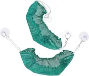 INOOMP 2 Pcs Reptile Hammock Swing for Lizards Bearded Dragons Chameleons Comfortable Climbing Bed Suction Cup Portable Durable Reptile Plaything