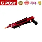 2025 Salt Power Mosquito Fly Bug Insect Salt Gun Pump Action Toy Gun Black-Red