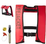 Floating Swimming Jacket | Highly Visible Floaties Jacket - Adjustable Inflatable Swimsuit for Sea Travel, River Tracking, Rafting and Other Water Activities