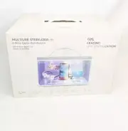 UV Light Sanitizer Box Large Size Sanitizing Bag LEDs UVC Light Box- pastel blue