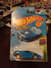 Hot Wheels '94 Bugatti EB110 SS Blue 6/10 HW Exotics #224/250