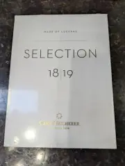 NEW SEALED CARL F. BUCHERER Lucerne COLLECTION WATCH CATALOG BOOK 2018-19