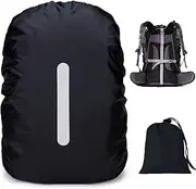 PINEPAN Rain Cover for Backpacks with Reflector Waterproof Rain Cover Backpack Cover with 2 Non-Slip Cross Buckles Rain Cover for Camping Hiking with Storage Bag 15-100 L