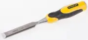 Stanley HCS WOOD CHISEL 18mm Steel Strike Cap, Ergonomic Soft Grip Handle