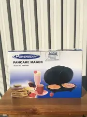 Vintage Retro POWERBEAM Twin Pancake Maker Cooker PBPM05 BRAND NEW IN BOX & Rare