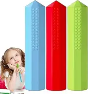 Chew Pencil Toppers | Colored Sensory Pencil Chew Topper | Silicone Chewing Pencil Toppers | Pencil Fidgets for Party Favors