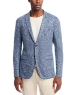 John Varvatos Star Usa Melange Jersey Slim Fit Soft Jacket