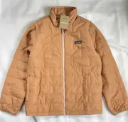 Patagonia Nano Puff Brick Quilt Jacket Kid's Size XL/14 Terra Pink #68001 FA24