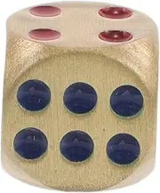 ERINGOGO Brass Dice Set DIY Educational Dices Metal Dice for Table Games Home Classroom Decor