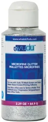 Provo Craft Yudu Microfine Glitter 2 Oz. Bottle: Silver