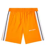 Palm Angels Kids Logo track shorts