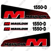 Fits Mauldin 1550D Decal Kit Asphalt Paver Equipment Decals (1550-D)