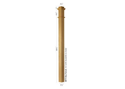 4075SRO 31/2" Box Newel Post stair and rail parts for remodel