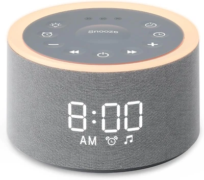 Dreamegg D1+ Sound Machine & Alarm Clock - Sound Machine for Sleep, White Noise