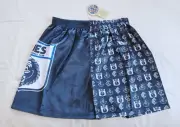 Carlton Blues AFL FC2047 S22 Mens Retro Logo Printed Satin Boxer Shorts New