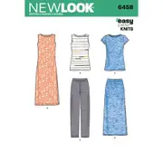 New Look Sewing Pattern 6458 N6458 Misses' Easy Knit Separates