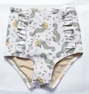 Kortni Jeane Toddler Girls Mini Down In Front Ruffle Bottom EJ2 Sea Saw Size 2/3