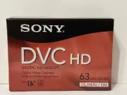 Sony DVC-HD Mini-DV Tape NOS DVM63HDR Factory Sealed Digi Video Cass FREE SHIP