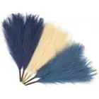 12 Pcs 17.7 Inch Pampas Grass Artificial Pampas Grass Short Blush Wedding4933