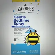Zarbee's Gentle Bedtime Kids Sleep Spray, Chamomile & Lavender - 2 Fl Oz